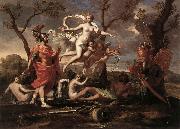 Nicolas Poussin Venus Presenting Arms to Aeneas oil painting picture wholesale